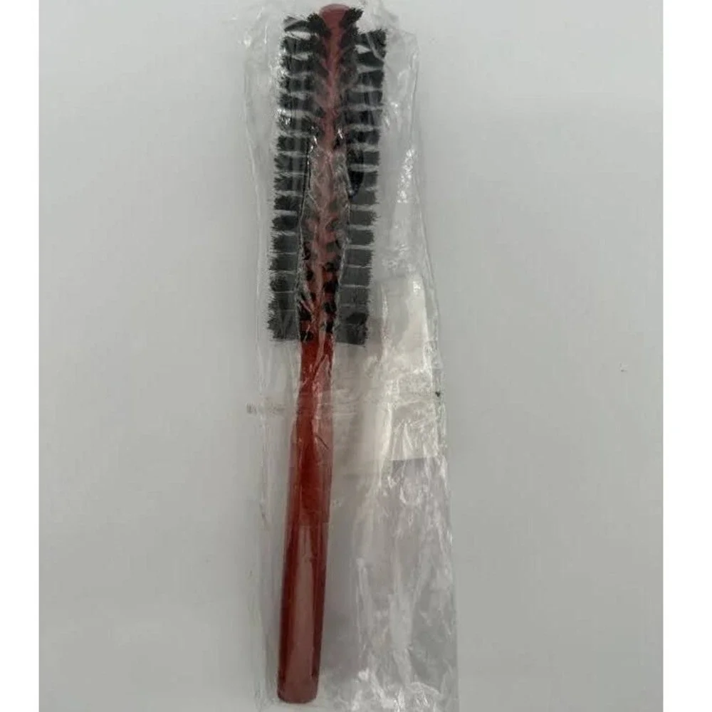 Small Round Hair Brush for Curling and Shine Wooden Handle Styling Tool New